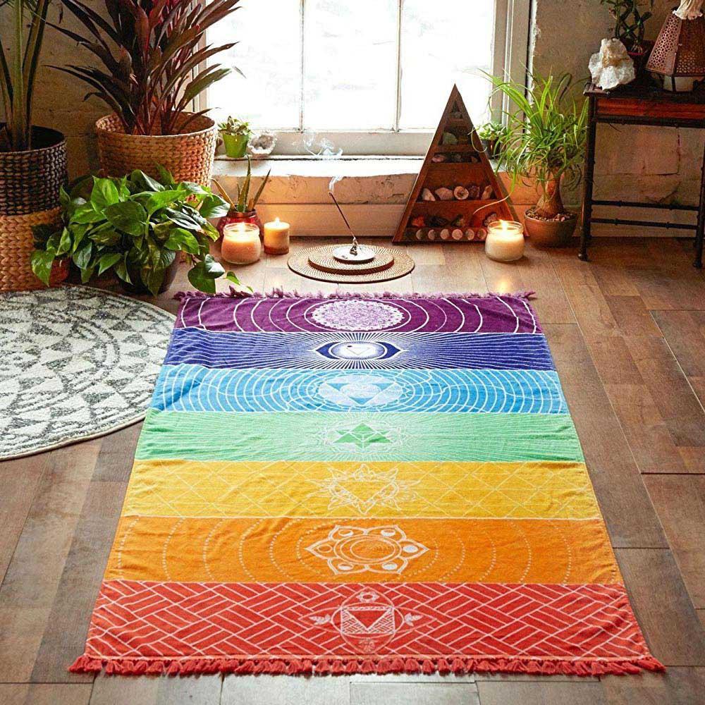 Rainbow 7 Chakra Mat [5 Variants]