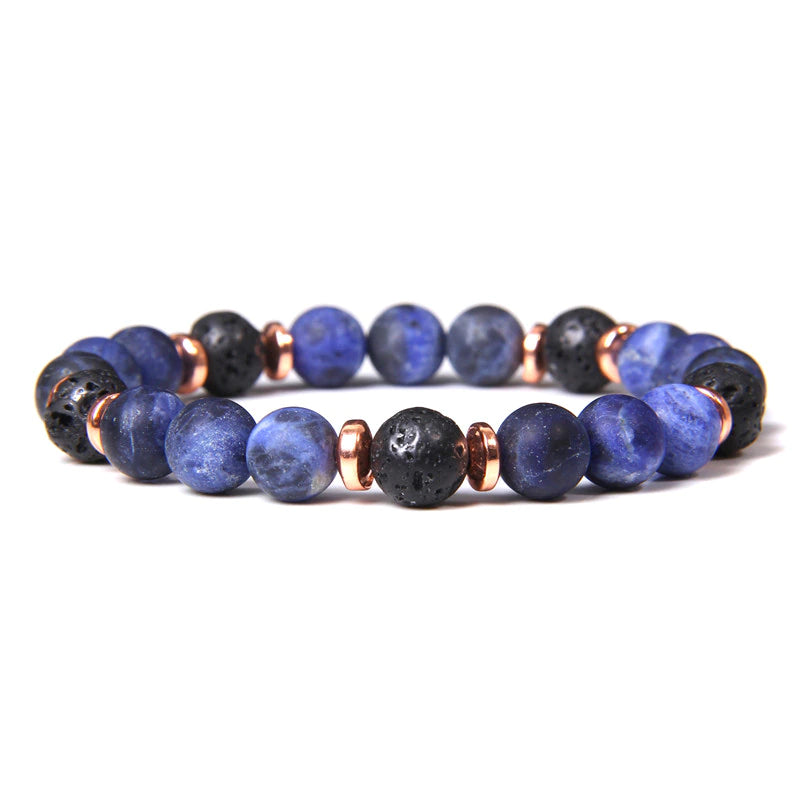 Sodalite Lava Insomnia Aid Bracelet
