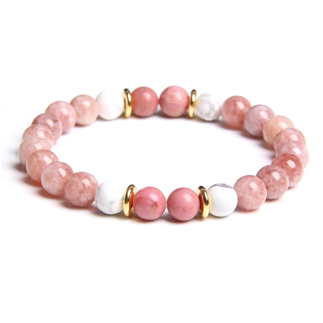 Strawberry Quartz Luck & Joy Bracelet