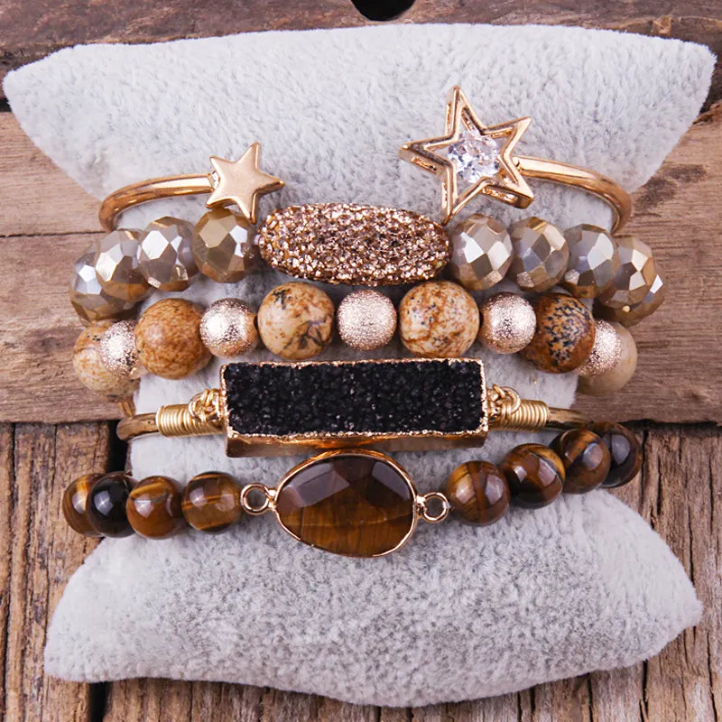 Tiger Eye Energy Boost & Protection 5-piece Set