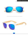 Retro Wood Frame Sunglasses